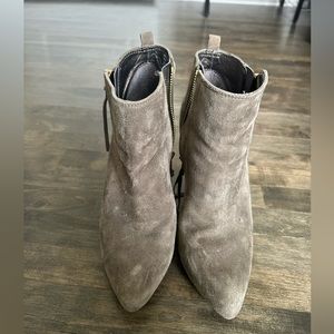 Steve Madden Taupe Ankle Boots, Size 8.5